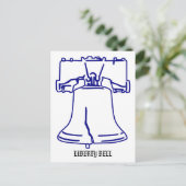 Liberty Bell Postkarte (Stehend Vorderseite)