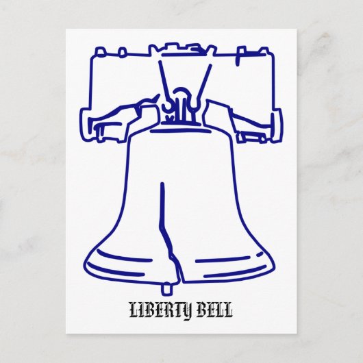 Liberty Bell Postkarte (Vorderseite)