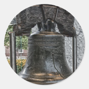 Liberty Bell Runder Aufkleber