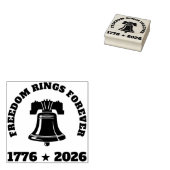 Liberty Bell Seal • 1776–2026 U.S. Tribute Gummistempel (Stempel)