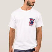 Liberty Bell US Flagge Patriotic T - Shirt (Vorderseite)