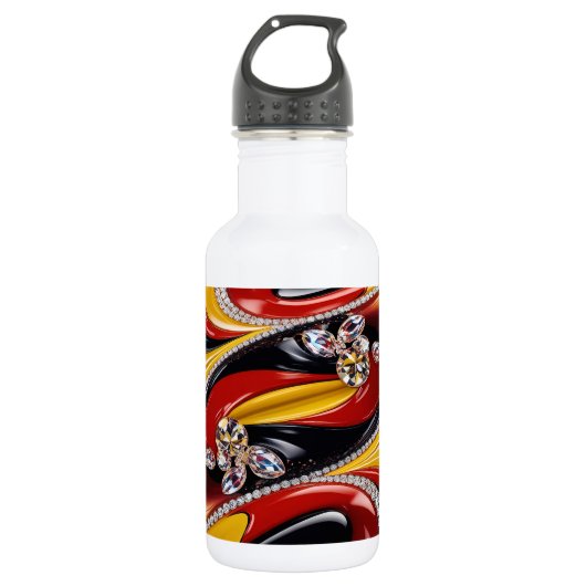 Liberty Bottle Belgische Farben Edelstahlflasche (Vorderseite)