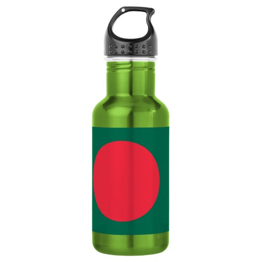 Liberty Bottle mit Flagge von Bangladesch Edelstahlflasche (Vorderseite)