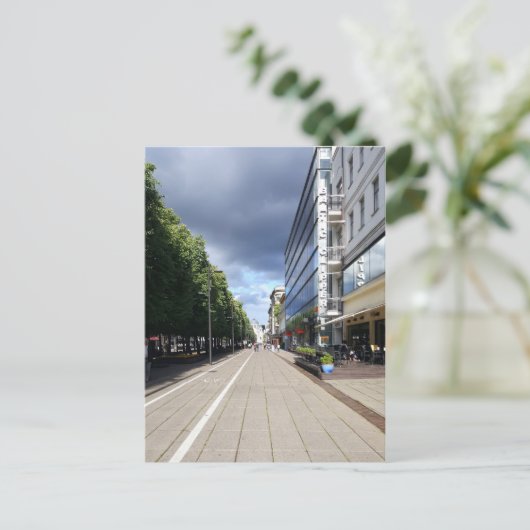 Liberty Boulevard in Kaunas Wird Postkarte (Stehend Vorderseite)