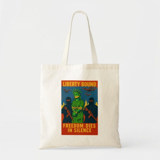 Liberty Bound - Canvas Tote Bag Tragetasche (Vorne)