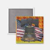Liberty Burning Magnet (Vorderseite/Rückseite)