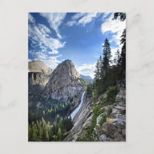 Liberty Cap und Nevada Fall - John Muir Trail Postkarte