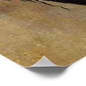 Liberty Cap Yosemite Park Wasserfall 1873 Poster (Ecke)