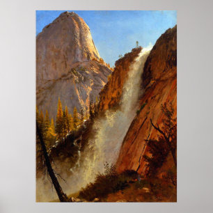 Liberty Cap Yosemite Park Wasserfall 1873 Poster
