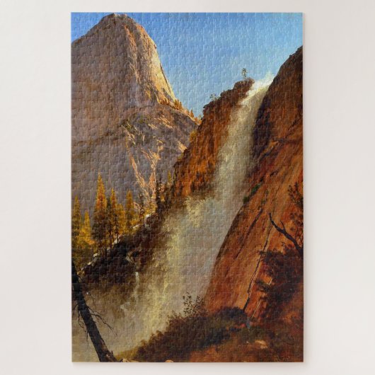 Liberty Cap Yosemite Park Wasserfall 1873 Puzzle (Vertikal)
