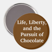 Liberty Chocolate Magnet (Vorderseite/Rückseite)