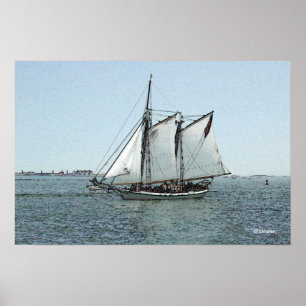 Liberty Clipper Rendering Poster