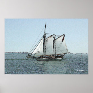 Liberty Clipper Rendering Poster