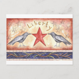 Liberty Crows Postkarte