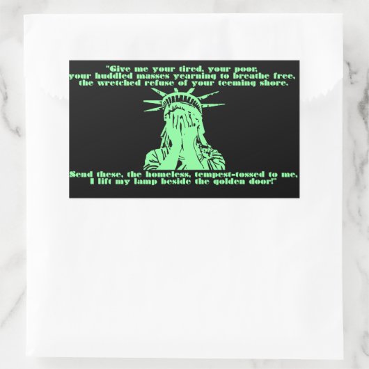 Liberty Cry Sticker (Tasche)