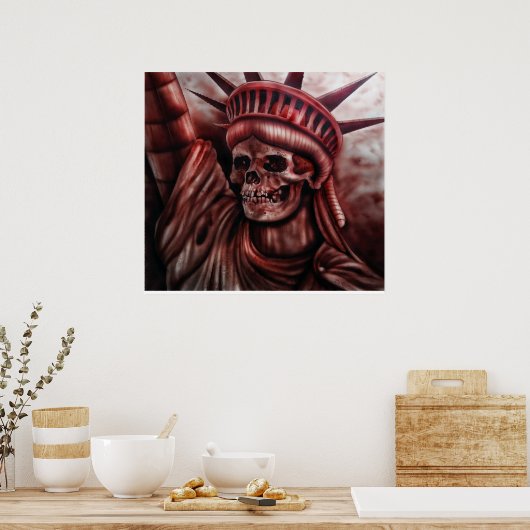 Liberty Deayed Poster (Küche)