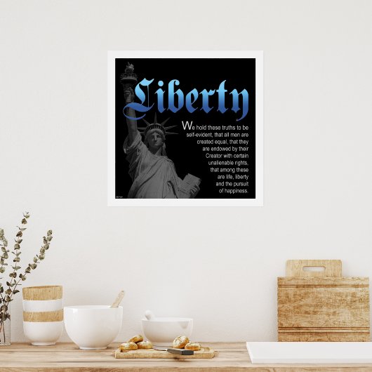 Liberty Deklared Poster (Küche)