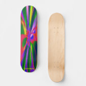 LIBERTY DOG PRO SHOP PSYCHEDELICA MADNESS DECK SKATEBOARD (Vorderseite)