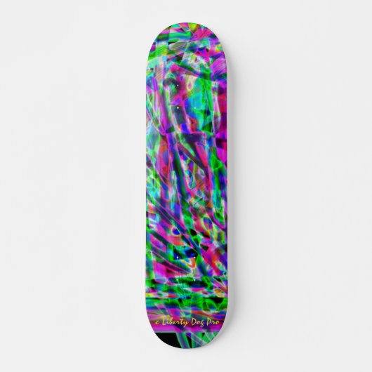 LIBERTY DOG PRO SHREDDER - SKATEBOARDS - NEON (Vorne)