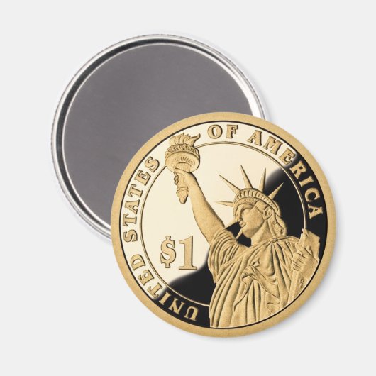 Liberty-Dollar-Münze Magnet (Vorderseite/Rückseite)