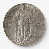 Liberty Dollar Pappteller (Vorderseite)