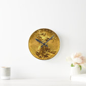 Liberty Dollar Runde Wanduhr (Zuhause)