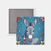 Liberty Donkey Magnet (Vorderseite/Rückseite)