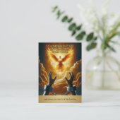 Liberty Dove - 2 Korinthen 3:17 KJV Kartenbox Visitenkarte (Stehend Vorderseite)