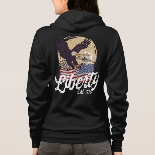 Liberty Eagle Flight Hoodie (Rückseite)