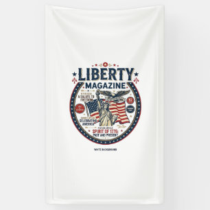 Liberty Eis am Stiel Patriotisch Patriotisches Eis Banner