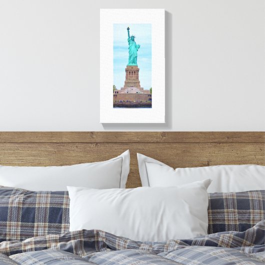 Liberty Enlightening the World Lazarus Poem Canvas Leinwanddruck (Insitu (Schlafzimmer))