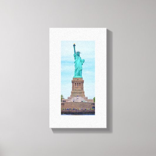 Liberty Enlightening the World Lazarus Poem Canvas Leinwanddruck (Vorderseite)