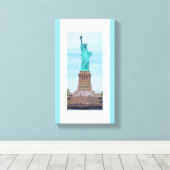 Liberty Enlightening the World Lazarus Poem Canvas Leinwanddruck (Insitu (Holzboden))