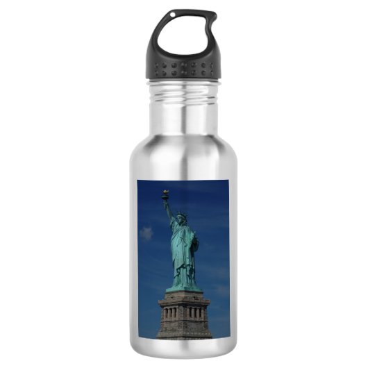 Liberty Enlightening the World - Statue of Liberty Edelstahlflasche (Vorderseite)