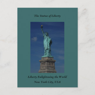Liberty Enlightening the World - Statue of Liberty Postkarte