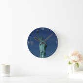 Liberty Enlightening the World - Statue of Liberty Runde Wanduhr (Zuhause)
