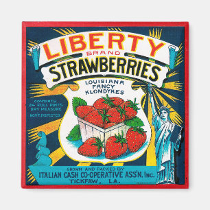 Liberty Erdbeeren Magnet
