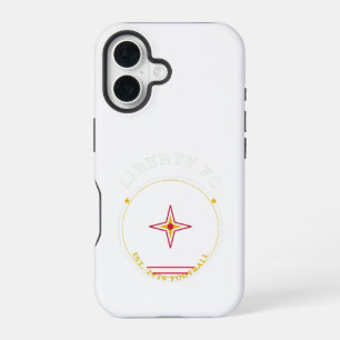 Liberty FC Compass-Abzeichen Handyhülle   USA Fußb iPhone 16 Hülle