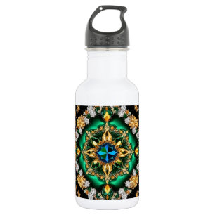 Liberty Flasche brasilianische Farben Edelstahlflasche