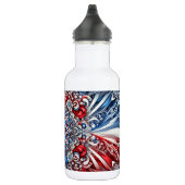 Liberty Flasche Frankreich Farben Edelstahlflasche (Rechts)