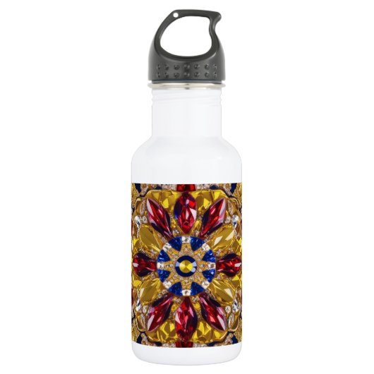 Liberty Flasche Kolumbien Farben Edelstahlflasche (Vorderseite)