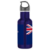 Liberty Flasche mit der Flagge Neuseelands Edelstahlflasche (Rückseite)