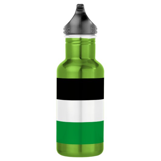 Liberty Flasche mit der Flagge Palästinas Edelstahlflasche (Rechts)