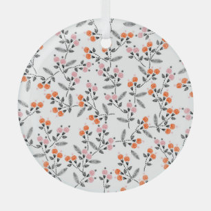 Liberty Florals: Handgestickte Stickerei Ornament Aus Glas