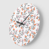 Liberty Florals: Handstickerei Große Wanduhr (Winkel)
