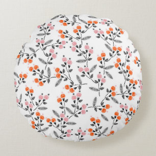 Liberty Florals: Handstickerei Rundes Kissen