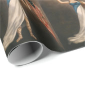 Liberty Frau Eagle American Flag USA Ölgemälde Geschenkpapier (Rolleneckpunkt)