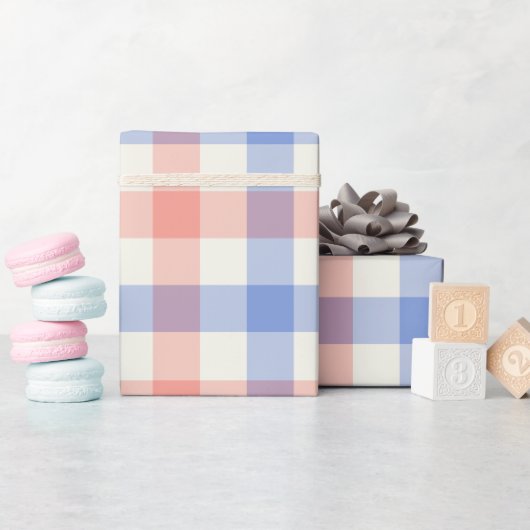 Liberty Gingham - Geschenkpapier (Babyparty)