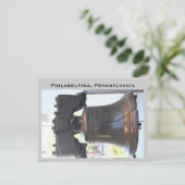 Liberty Glocke, Philadelphia, Pennsylvania Postkarte (Stehend Vorderseite)