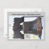 Liberty Glocke, Philadelphia, Pennsylvania Postkarte (Vorne/Hinten)